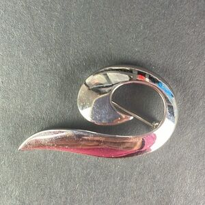 Trifari Vintage Groovy Swirl Brooch